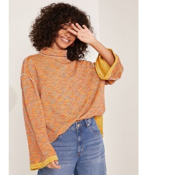 Free People Sunny Days Stretch Cotton Sweater - Picture 3 of 7